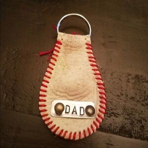 Personalized Baseball Keychain